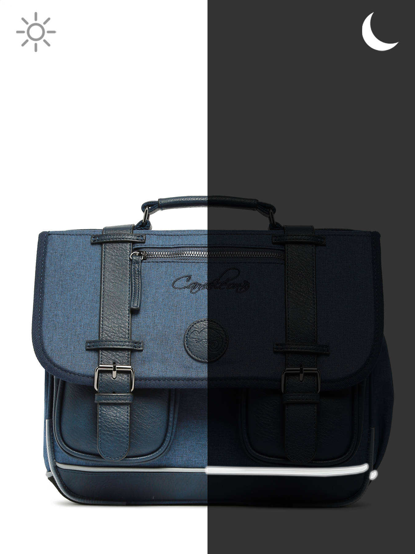 Cartable 2 compartiments CAMELEON