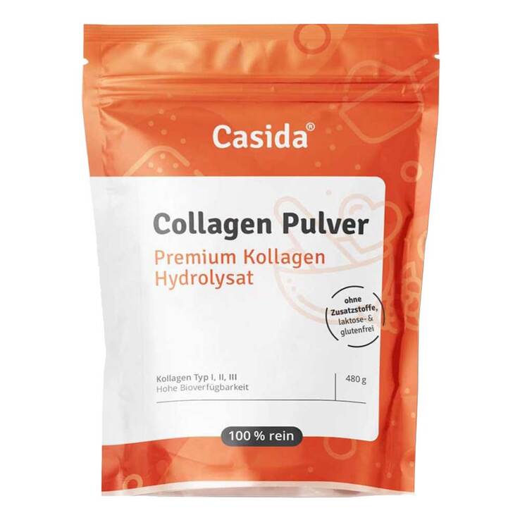 Collagen Pulver Kollagen Hydrolysat Peptide Rind, 480 g