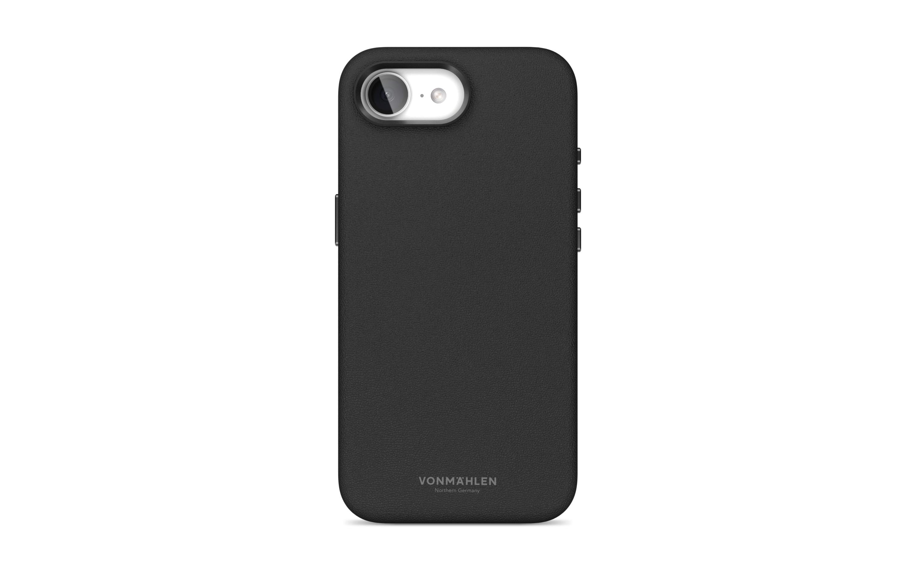 Back Cover Like Leather iPhone 16e SchwarzLeather Backcover für das Apple iPhone 16e
