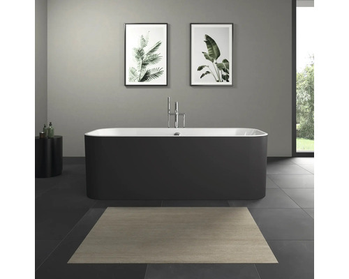 Ovaal bad DURAVIT Happy D,2 Plus 80 x 180 cm grafiet glad mat 700453800000000