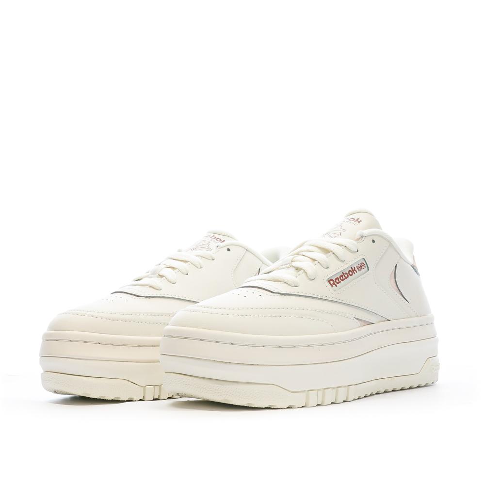 Reebok Baskets Blanche/Rose Femme Reebok Club C Extra 100033105