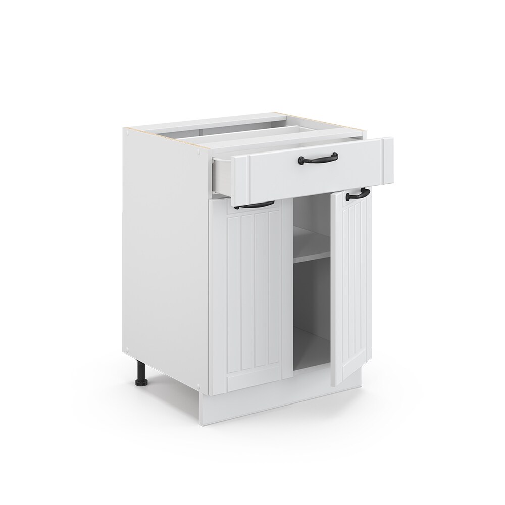 Vicco Schubunterschrank 60 cm FAME Line Küchenschrank Küchenzeile Landhaus Weiß