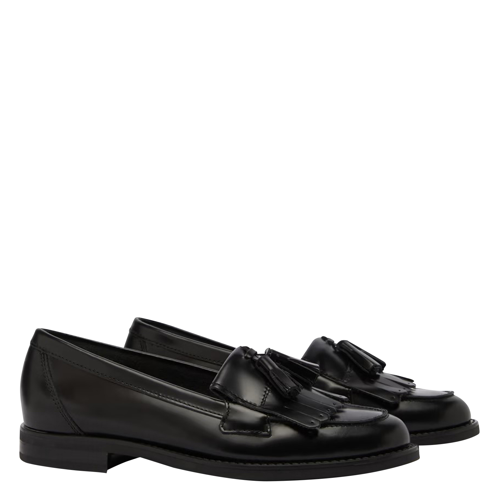 NELLE - Mocassins en cuir | Noir