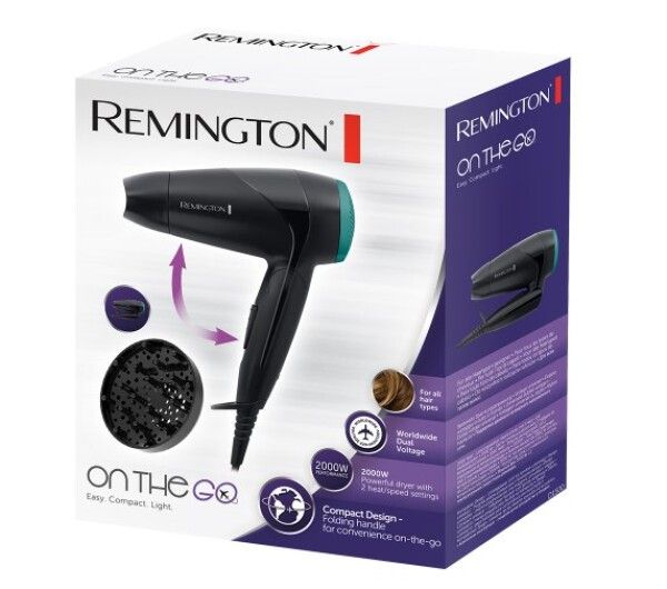Remington REISEHAARTROCKNER        2000W (D1500             SW)