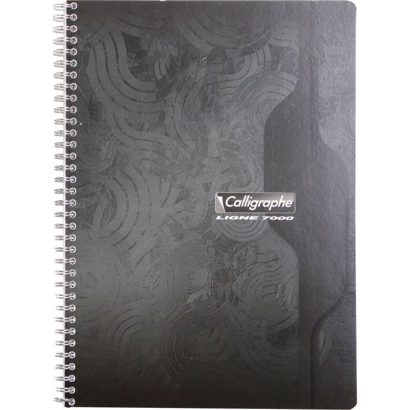 Cahier spirale Calligraphe A4 21 x 29,7 cm petits carreaux 100 pages