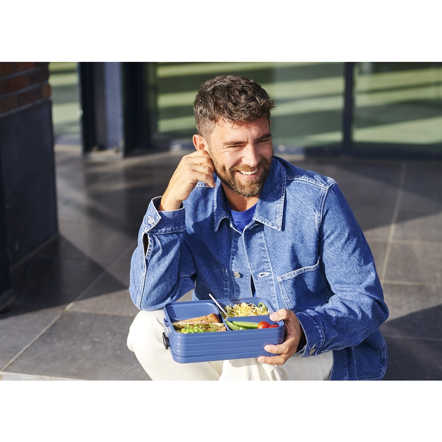 MEPAL Bento-Lunchbox take a break midi - nordic blue