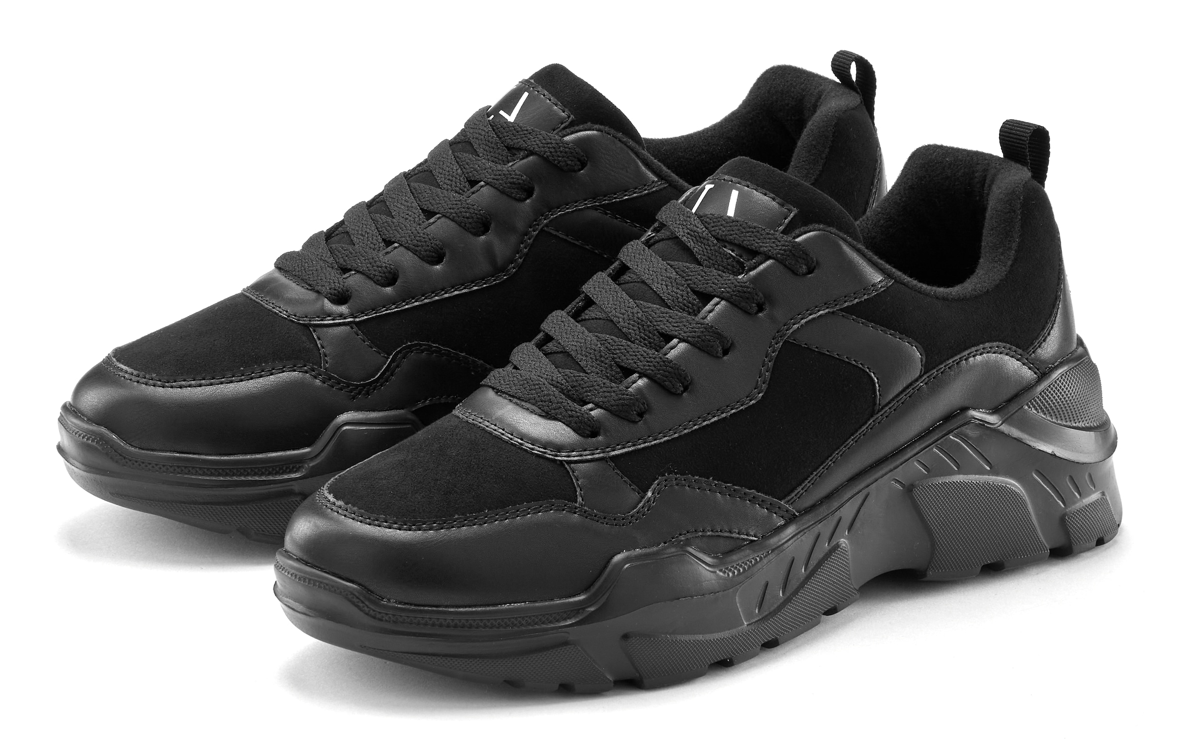 LASCANA Sneaker  Halbschuh, Sportschuh, leichte Chunky Sohle, weiche Innensohle VEGAN