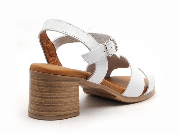 Eva frutos nu pieds talons femme 3402 blanc