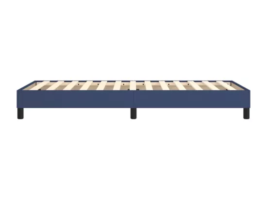 Sommier à lattes de lit Bleu 80x200 cm Tissu