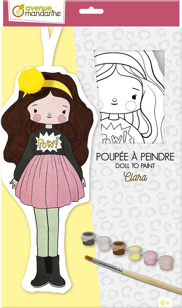 POUPEE A PEINDRE CLARA