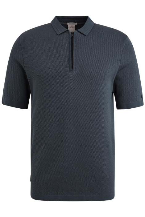 Cast Iron blauwe heren polo