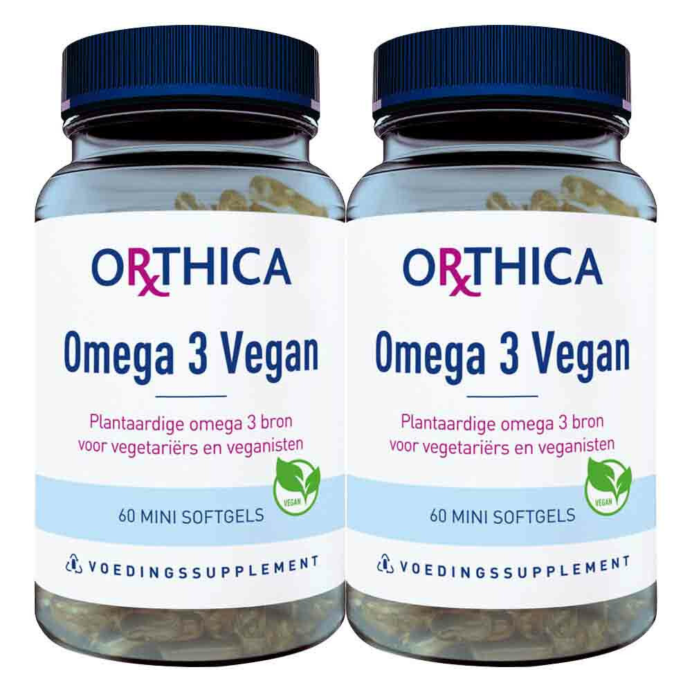 2x Orthica Omega 3 Vegan60 softgels