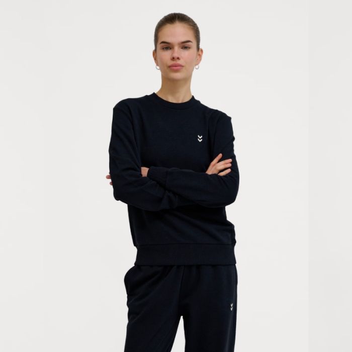 Hummel Dame Trøjer Pulse Sweat Crewneck Sort