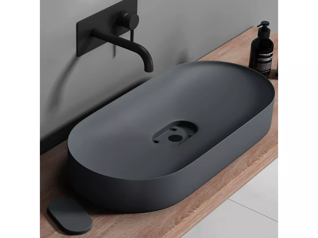 Vasque En Conglomérat Rea Iris 71 Grey
