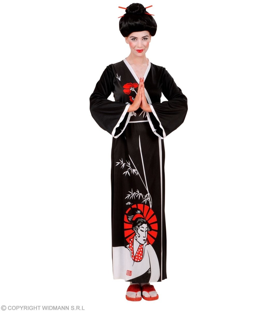 Chinees Jurk Zwart Dames
