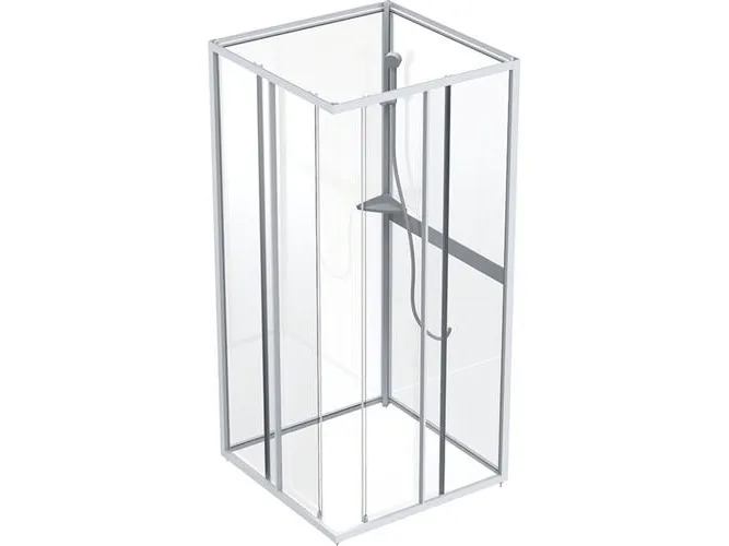 Ifö Next kabineoverdel NKH 99 VK hvid/klar glas