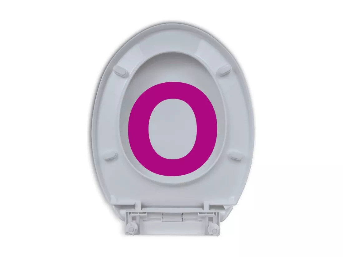Abattant WC à fermeture blanche 45.5 x 37.5 x 5 cm 02_0002906