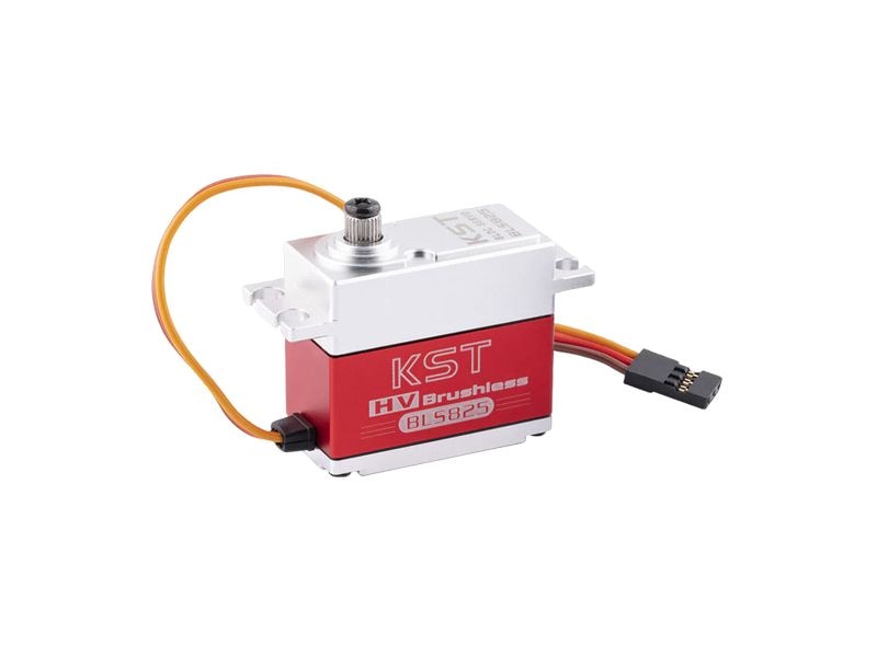 KST Standard Servo BLS825 V8.0 35 kg, 0.11 s, Brushless HV Starkes Brushless Digital HV Servo mit Metallgetriebe und Aluminium Gehäuse