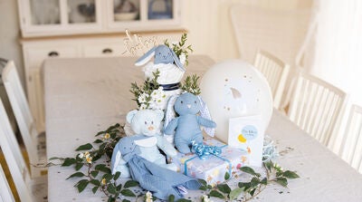 Teddykompaniet Kosedyr Wilmer 25 cm, Blå