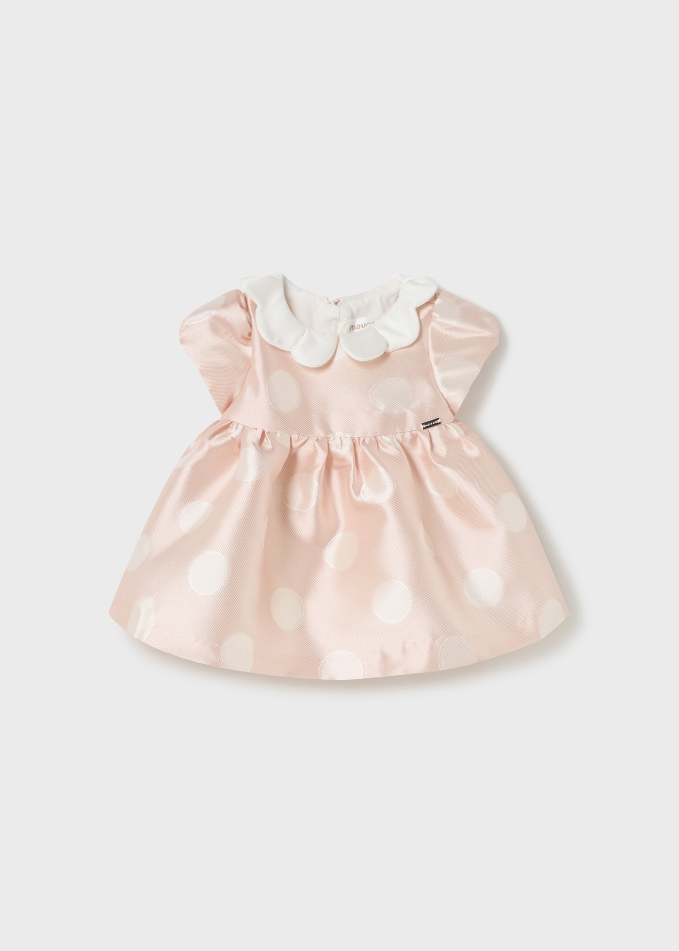 Vestido de estampa mikado para recém-nascido