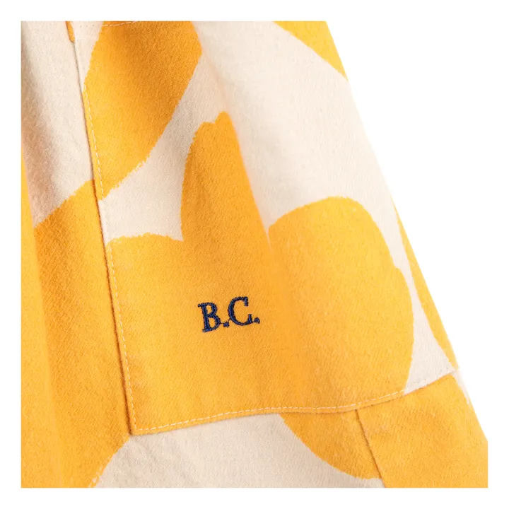 Bobo Choses Jupe Flanelle Fleurs | Jaune