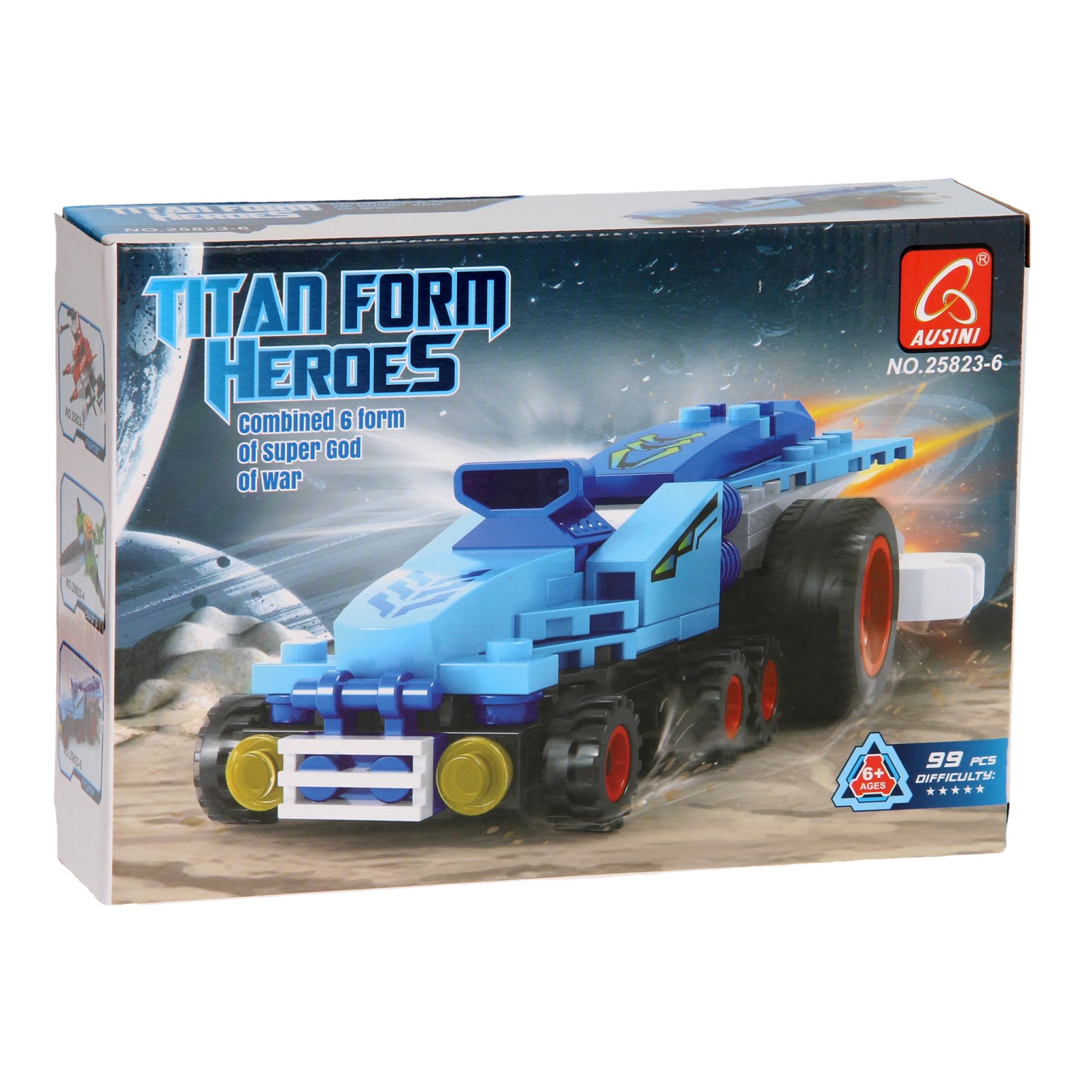 Bouwset Titan Heroes - Space Explorer Blauw, 99dlg.