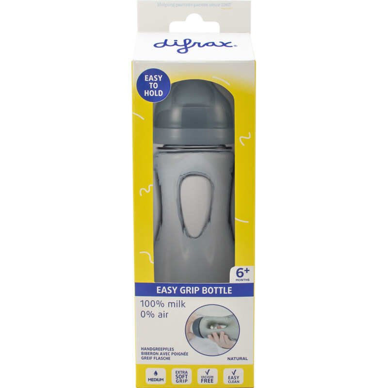 Difrax Handgreepfles groot easy grip