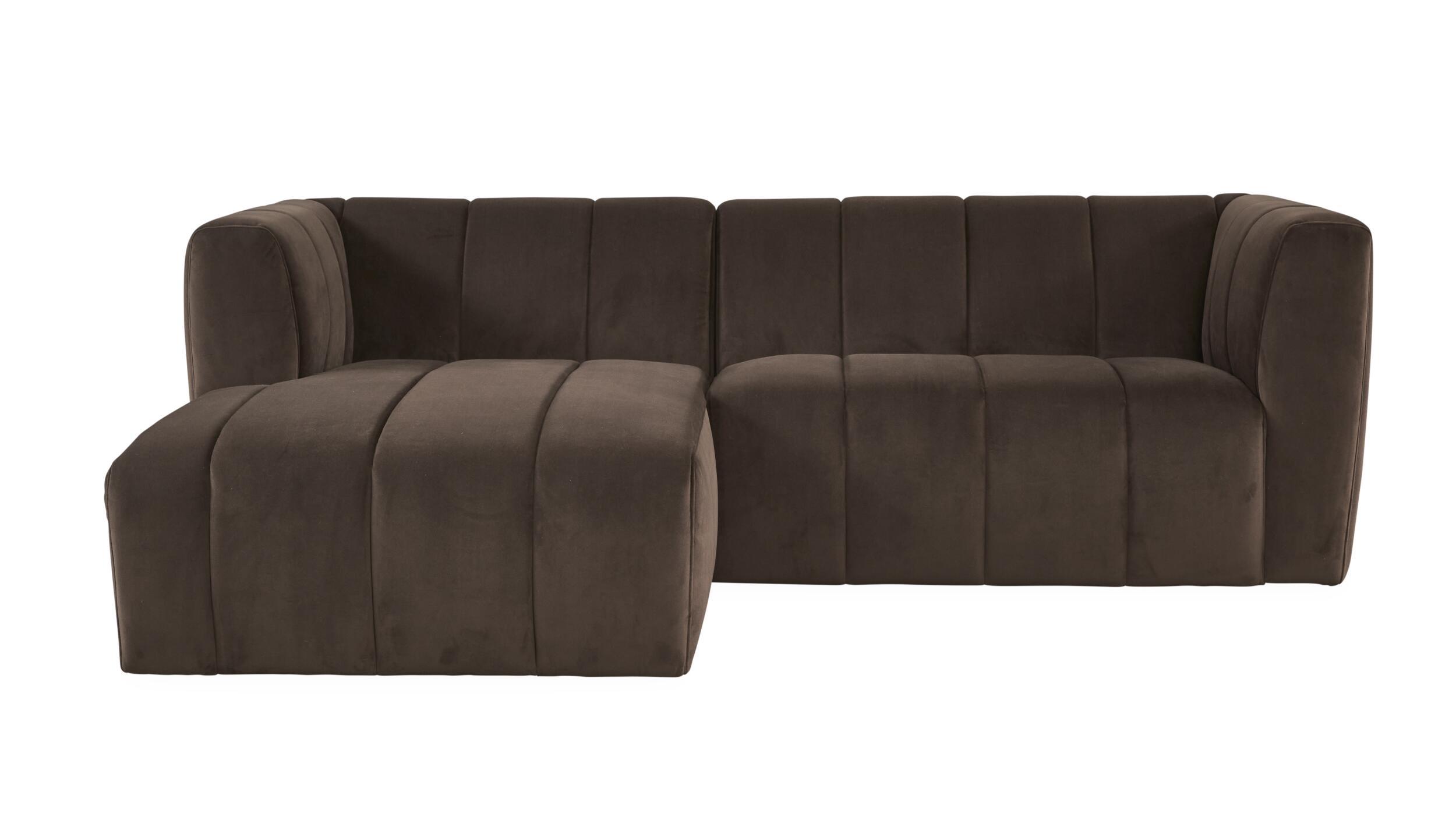 Ingvi venstrevendt sofa med chaiselong