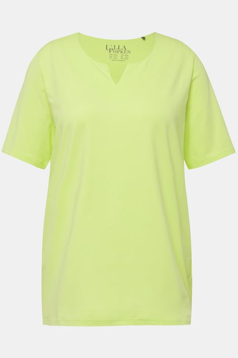 T-Shirt, A-Linie, Tunika-Ausschnitt, Halbarm