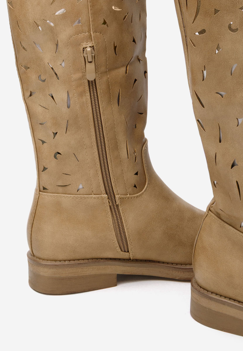 Bottes kaki Fara toc Florina