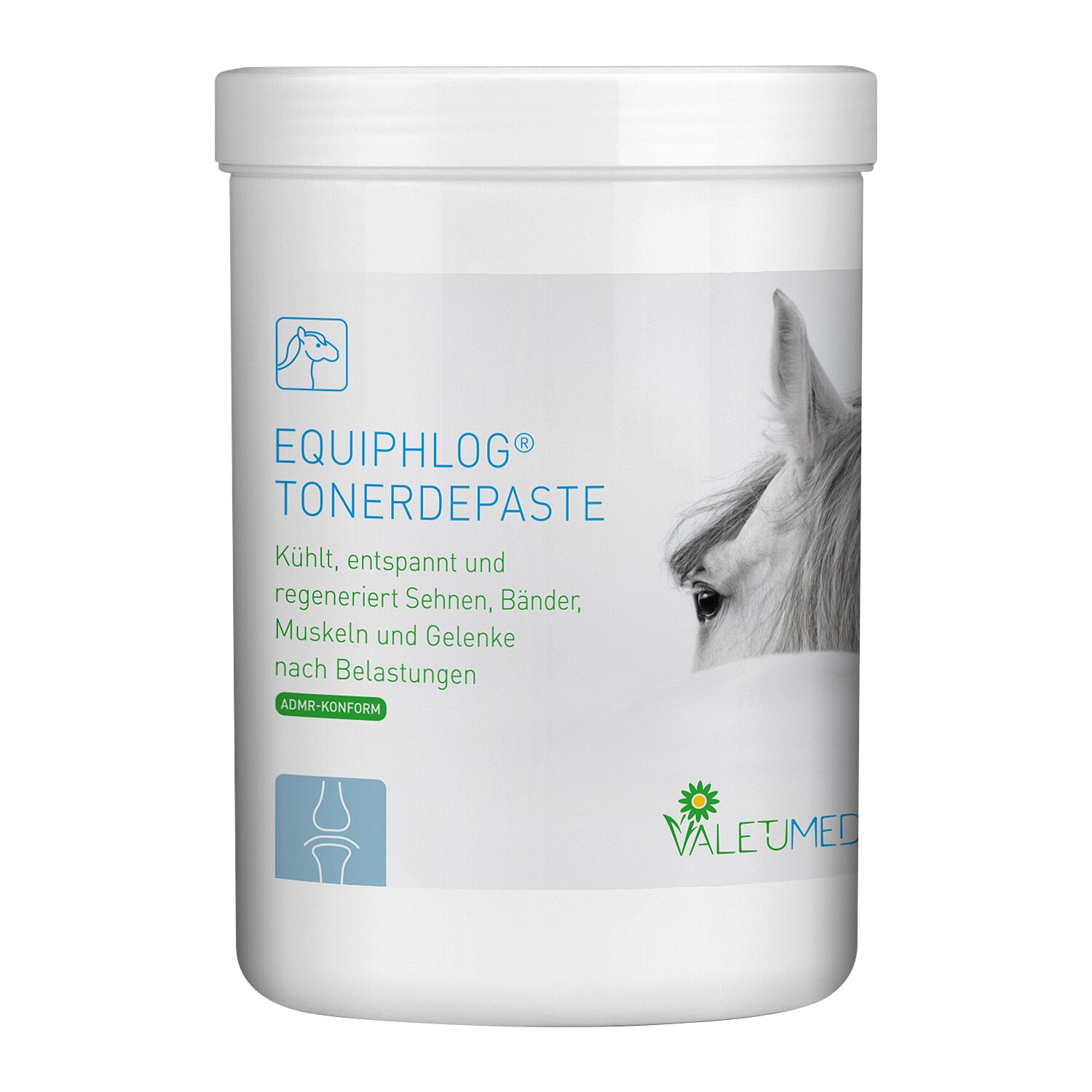 VALETUMED Eqiuphlog Tonerde-Paste  - 1.5 kg