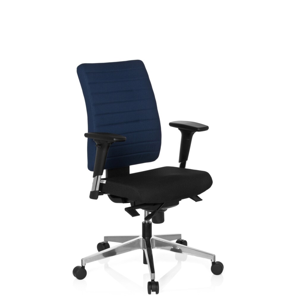 Profi Bürostuhl PRO-TEC 350 Stoff mit Armlehnen (höhenverstellbar) hjh OFFICE