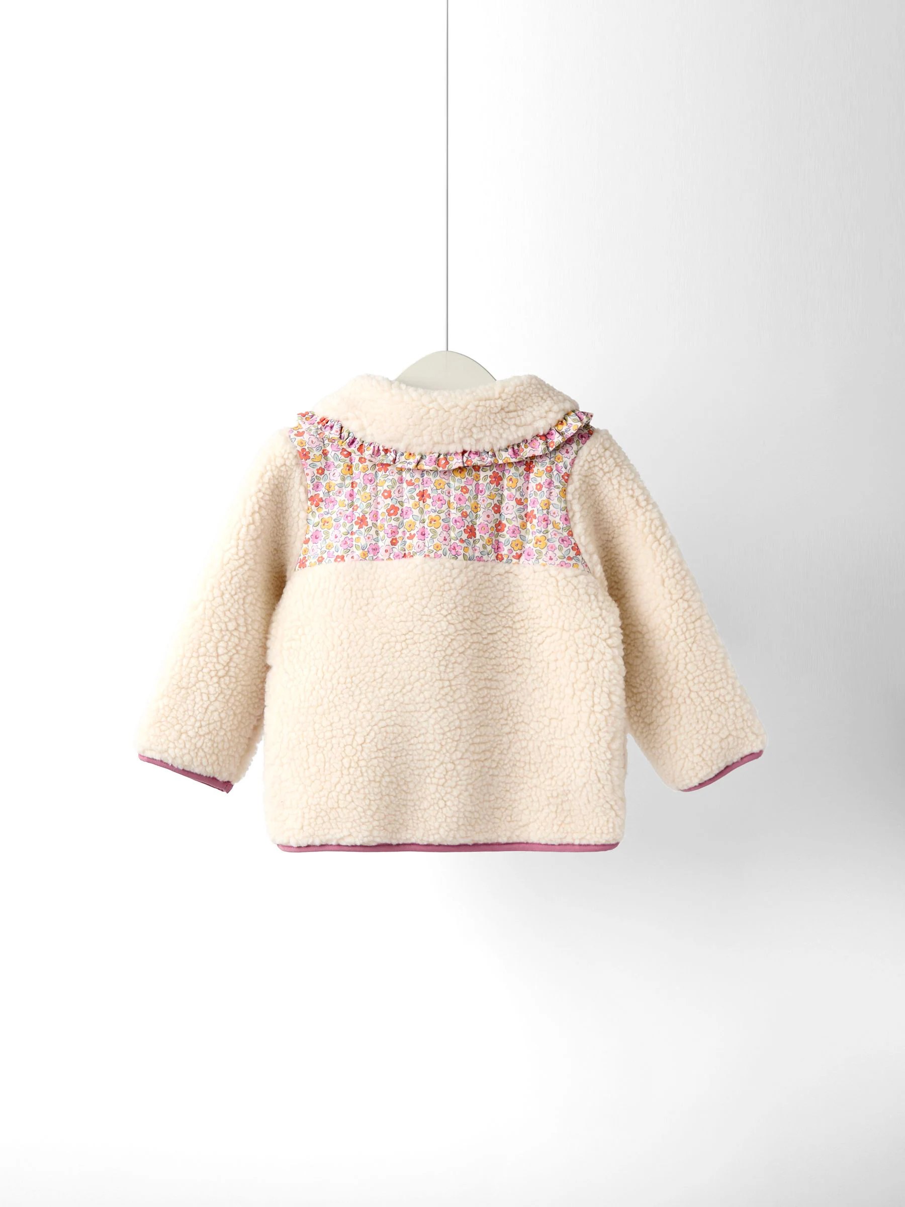 JoJo Maman Bébé Fleece Zip-Up Jacket With Collar
