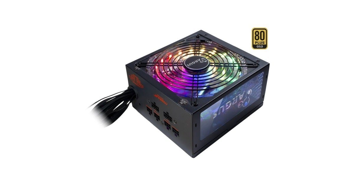 Inter-TechArgus RGB-650W CM II modulaire 650 watt voeding   (Zwart, 2x PCIe)