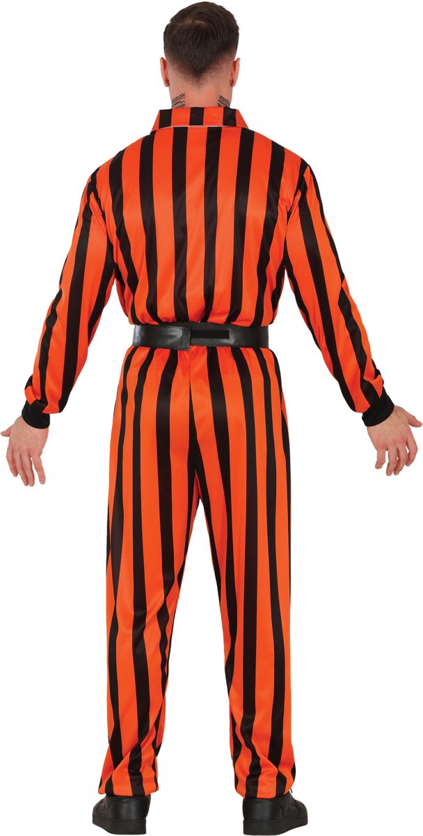 Halloween Jumpsuit Heren Harlekijn Gevangene