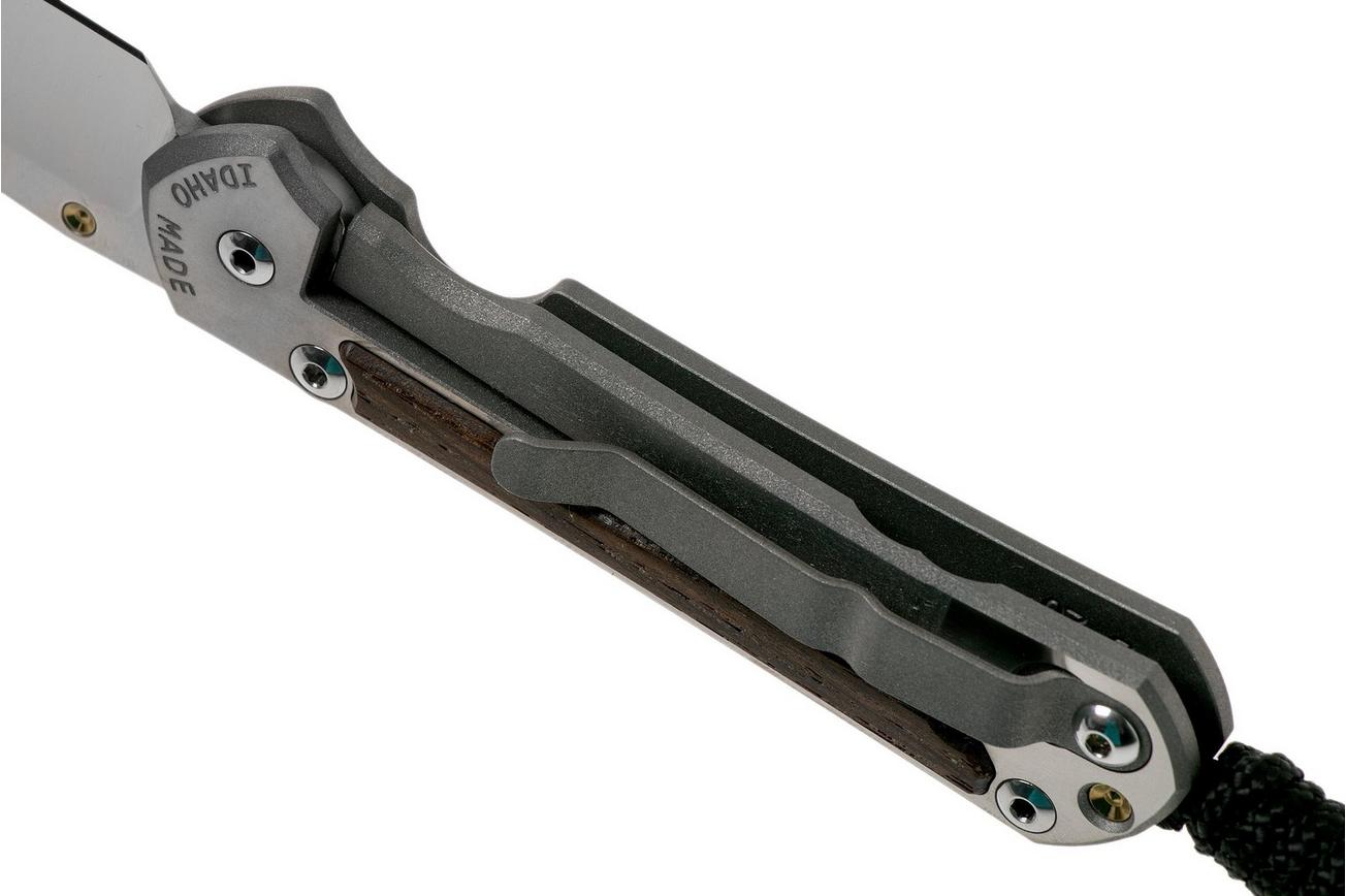 Chris Reeve Sebenza 31 Small Bog Oak inlay S31-1100 zakmes