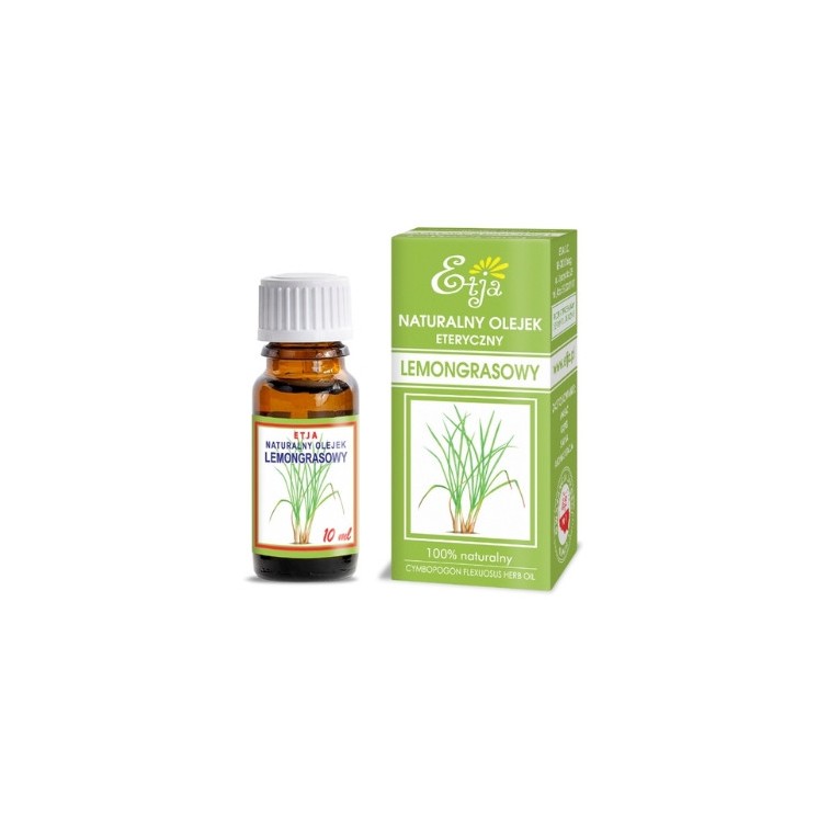 Etja Natuurlijke Citroengras Etherische Olie 10 ml