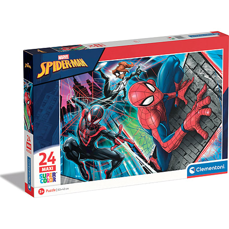 Spiderman puslespil - 24 maxi brikker