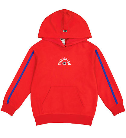 Champion Kapuzenpullover - Rot m. Logo