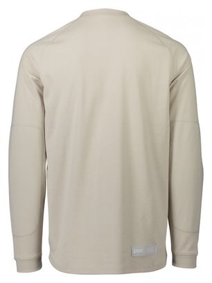 Maillot Manches Longues Poc Poise Crew Neck Light Beige