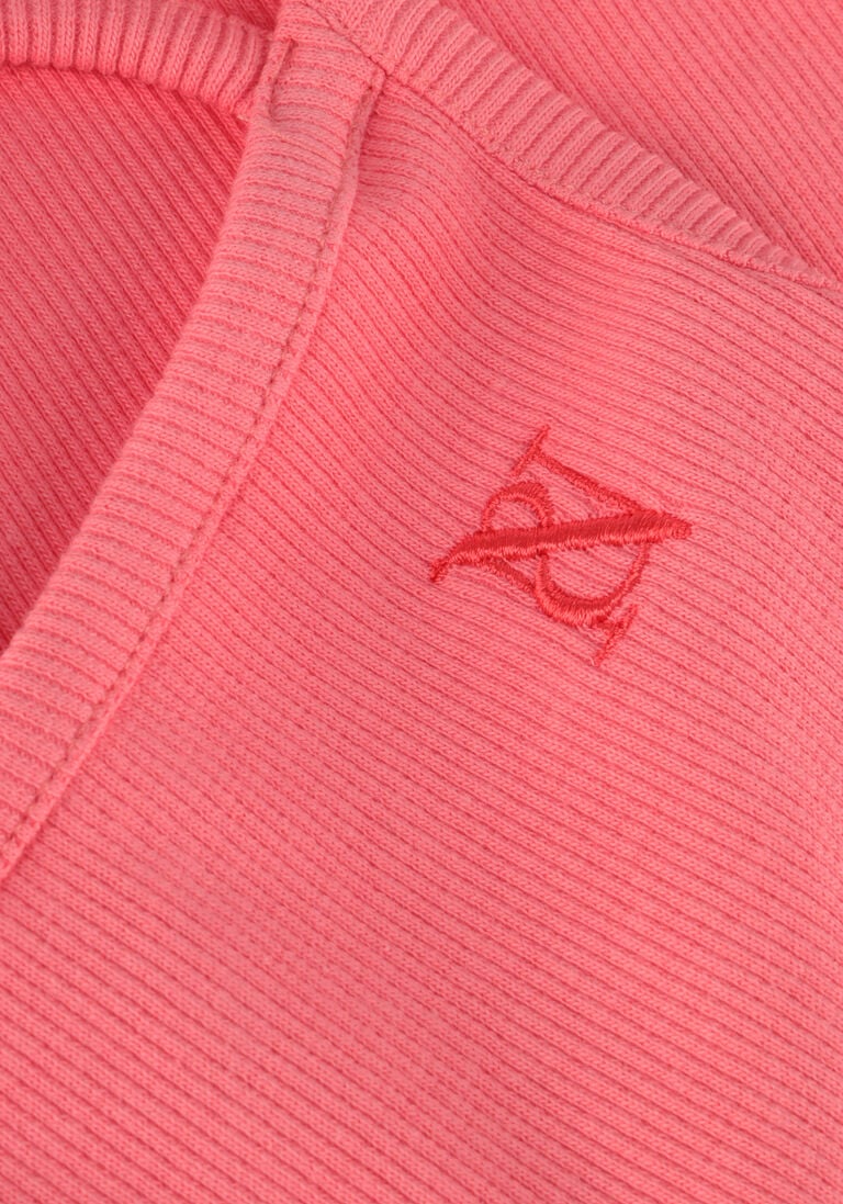 NIK & NIK roze nik & nik mini jurk rib dress