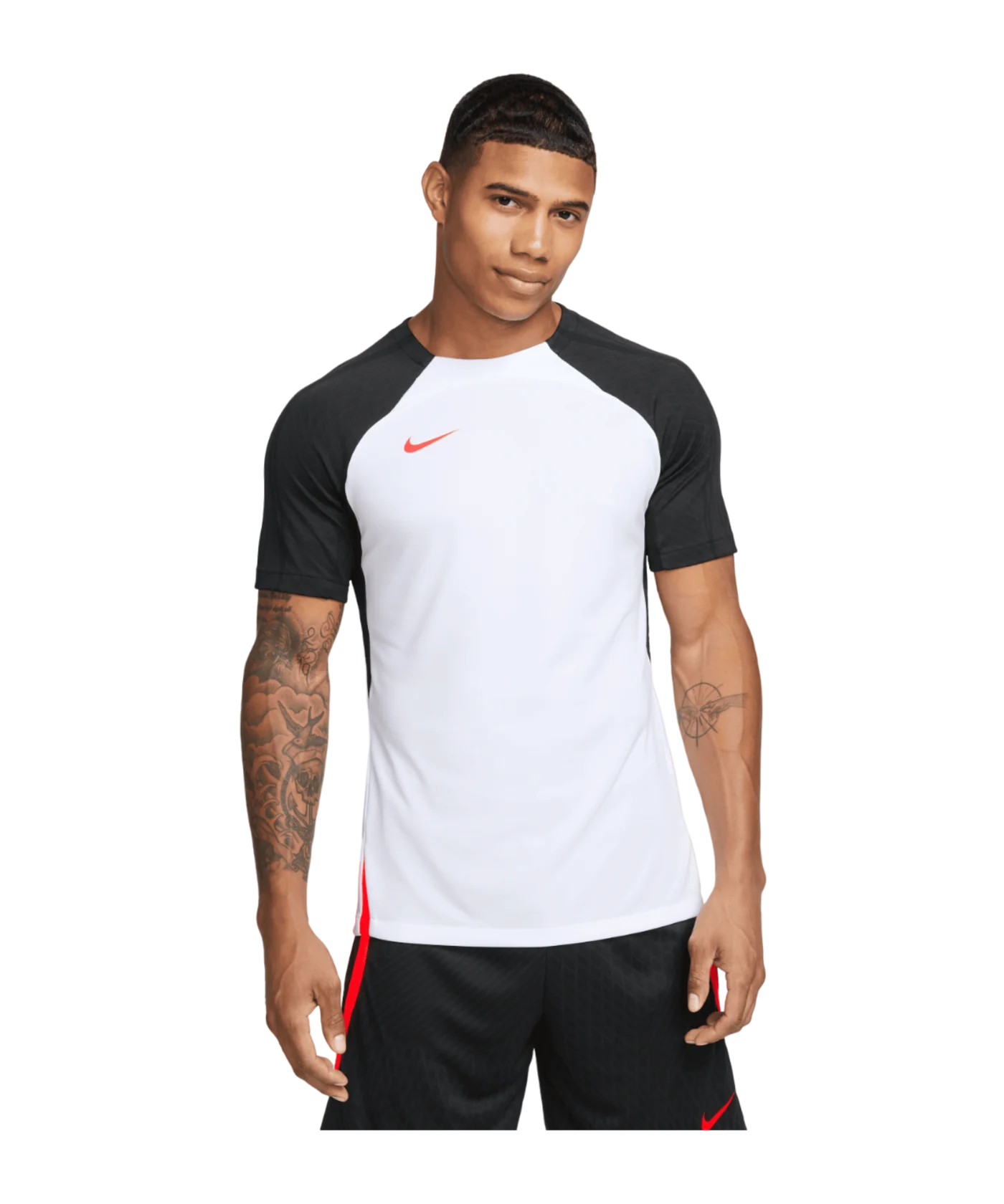 Nike Strike Trainingsshirt Weiss Schwarz Rot F101