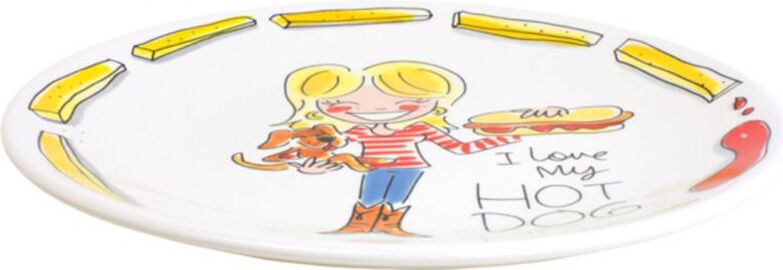 Blond Amsterdam bord Snack Hot Dog D 22 cm