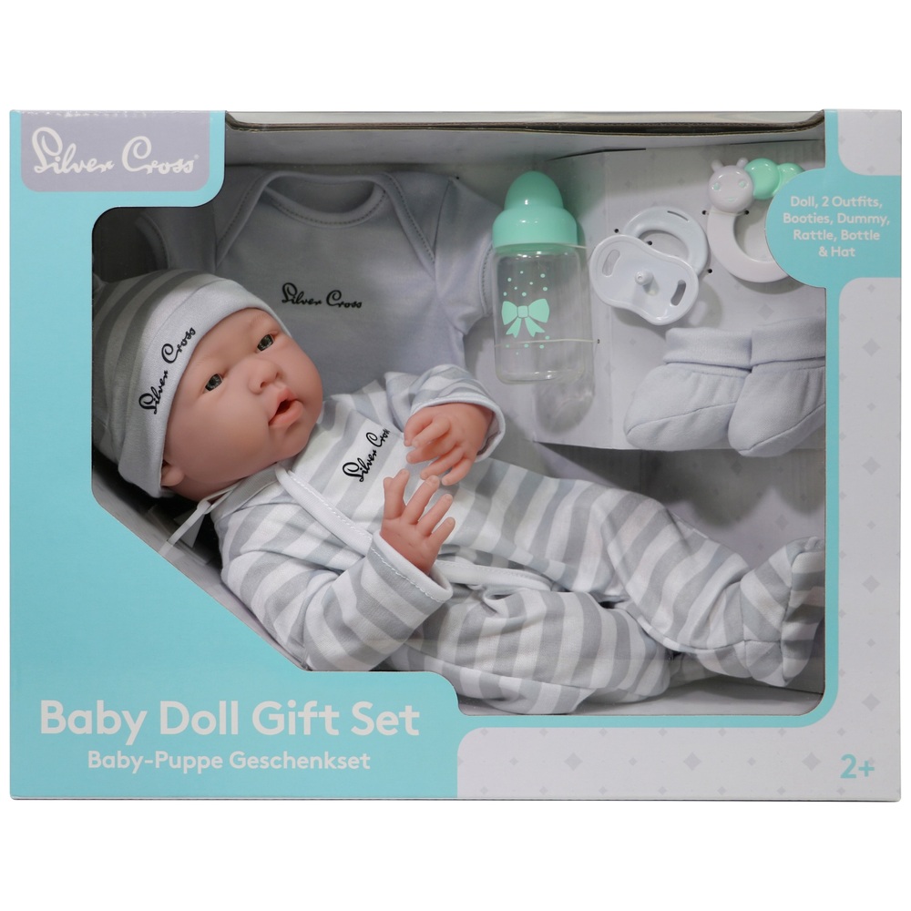 Geschenkset „Babypuppe Silver Cross“ – 39 cm