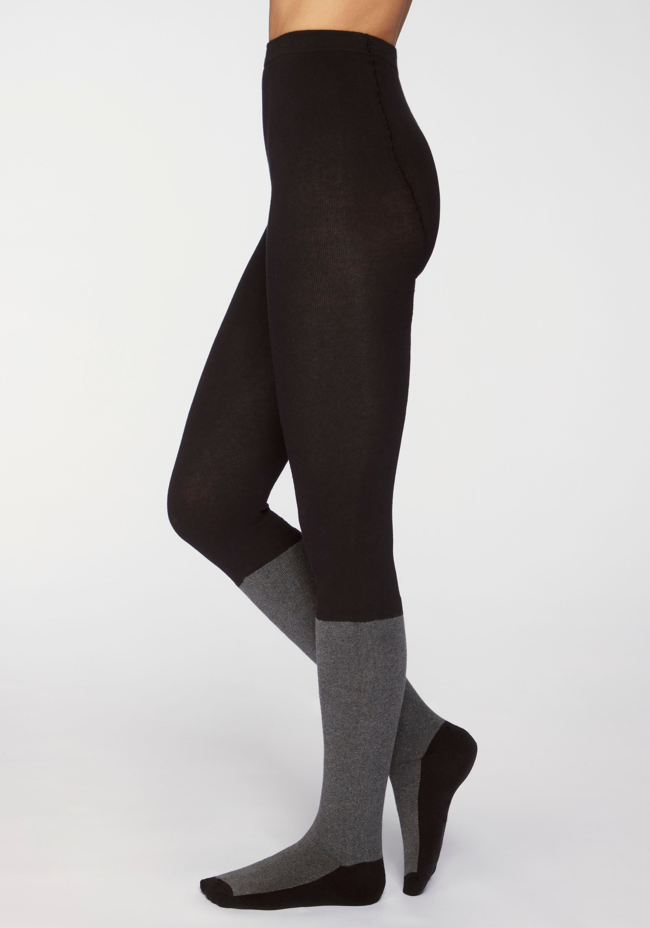 Lavana Strickstrumpfhose 1 Stk. tlg. mit verstärkten Zonen, ideal für Skifahren
