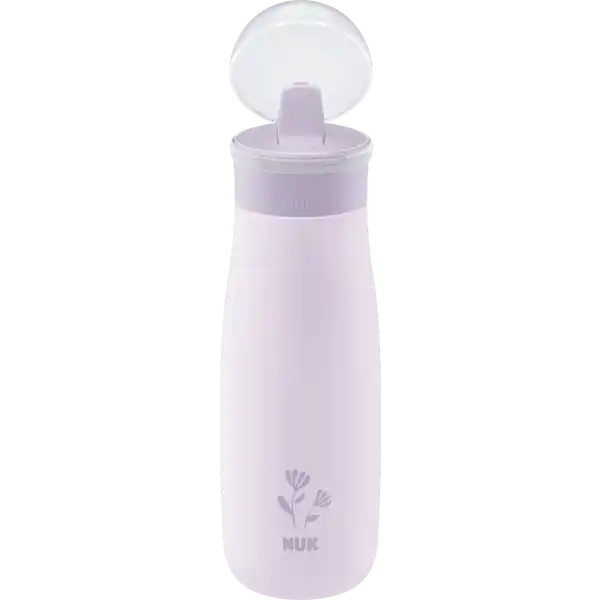 Mini-Me Flip Trinkflasche Edelstahl flieder 500ml, ab 12 Monate