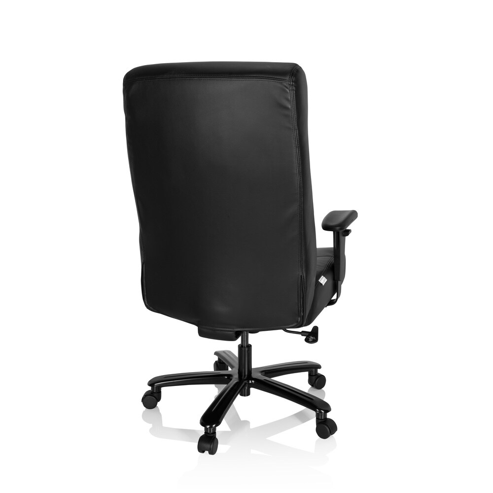 XXL Drehstuhl XXL EVEREST II Leder mit Armlehnen (höhenverstellbar) hjh OFFICE