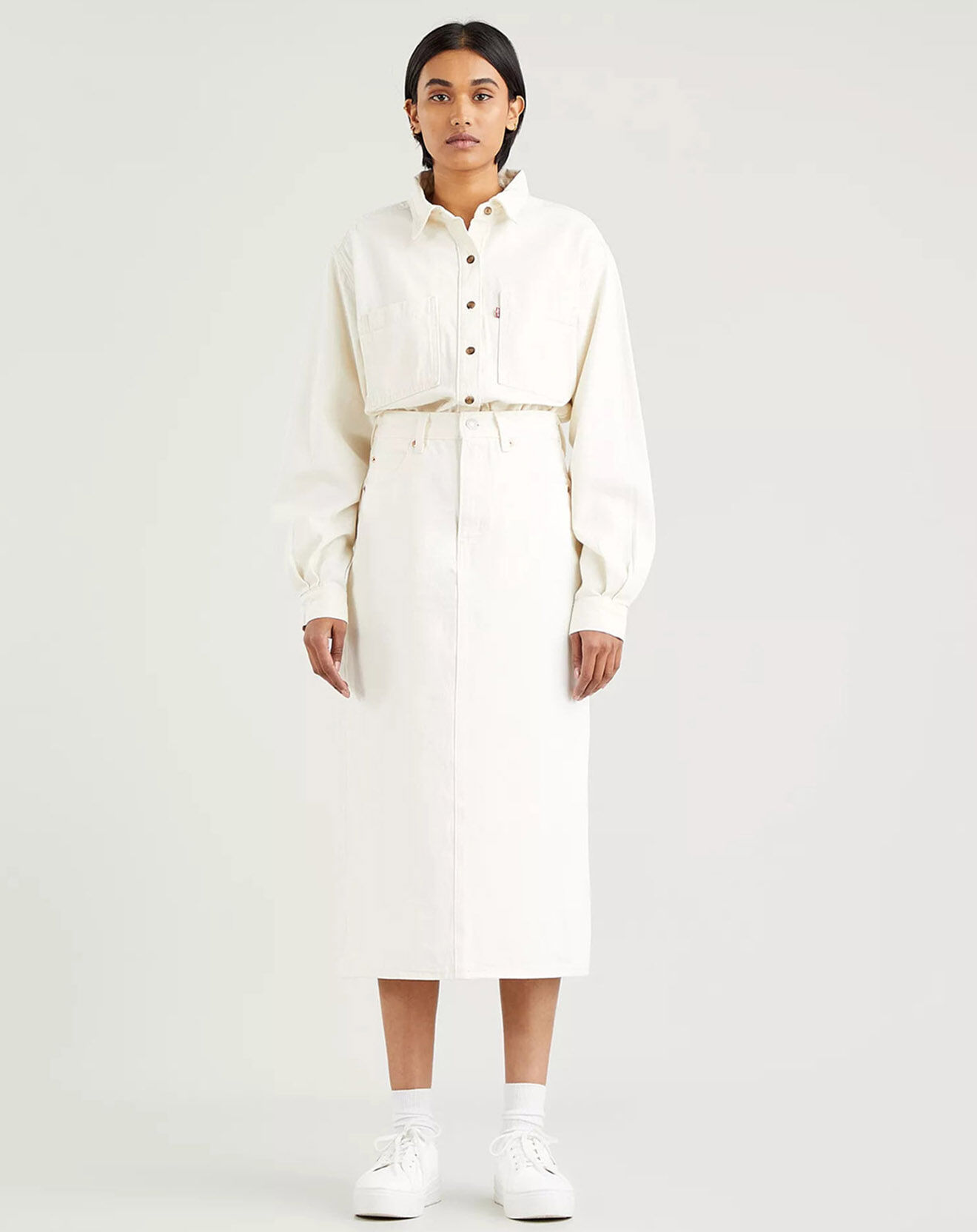 Levi's® Jupe 70's midi écrue