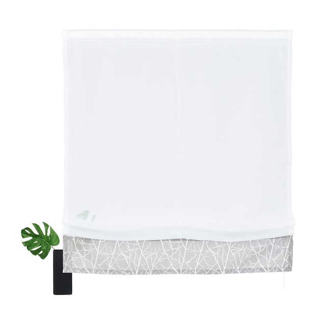 my home Raffrollo »Camposa« mit Klettband Transparent, Voile, Polyester