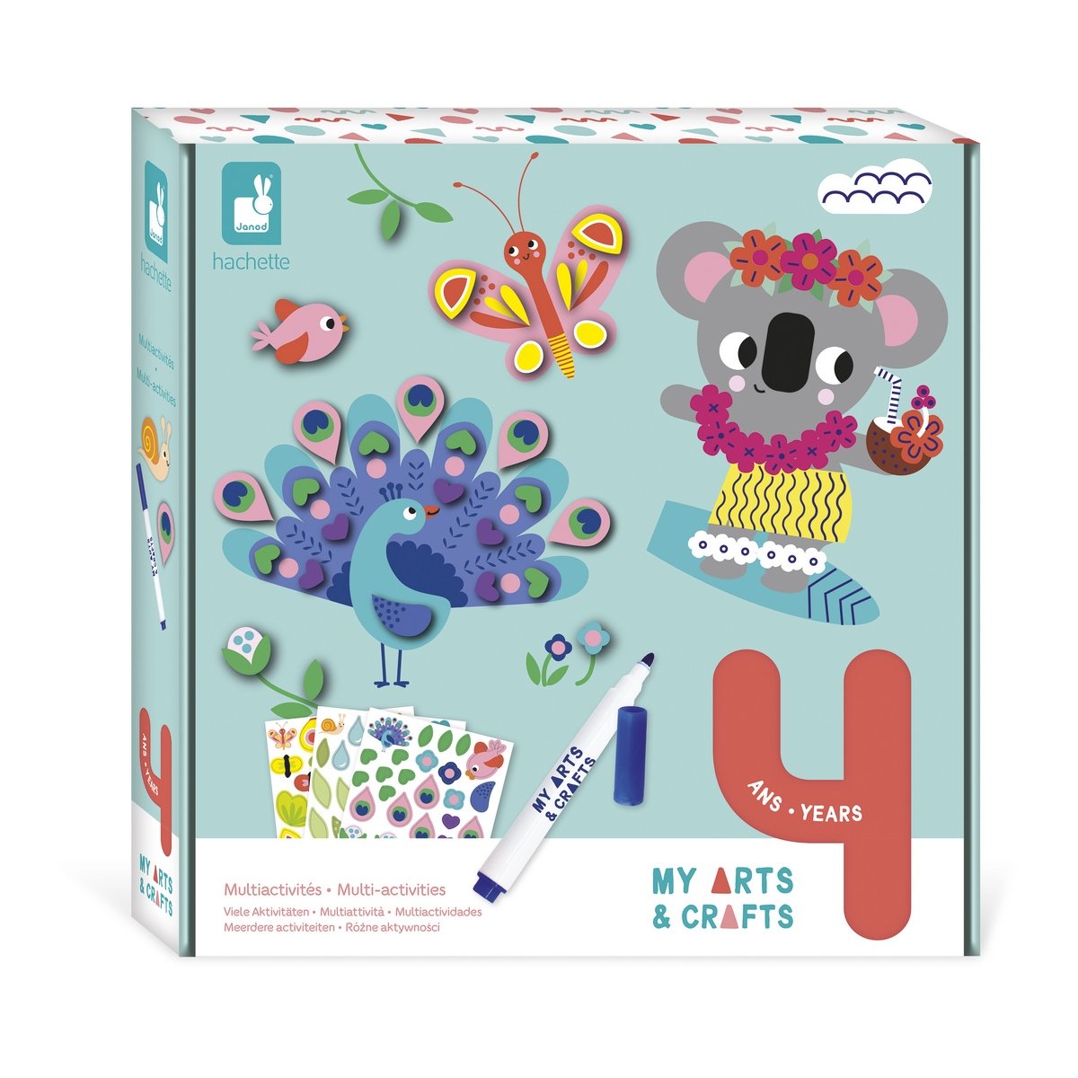 Coffret multi-activités Arts & crafts 4 ans